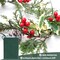 9FT Artificial Pre-Lit Christmas Holly Berry Garland with Timer (Polyethylene PE)